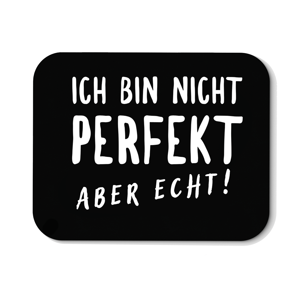 Mousepad Nicht Perfekt - Schwarzer - Kaffee
