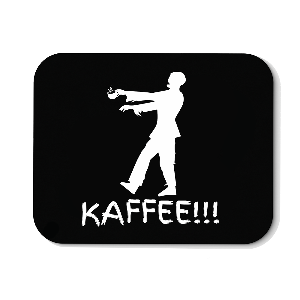 Mousepad Zombie Kaffee - Schwarzer - Kaffee