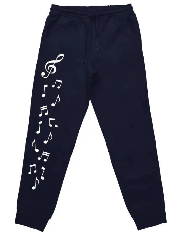 Musiknoten Jogginghose Schlafhose mit lustigem Spruch für den Musiker - tshirtladen -