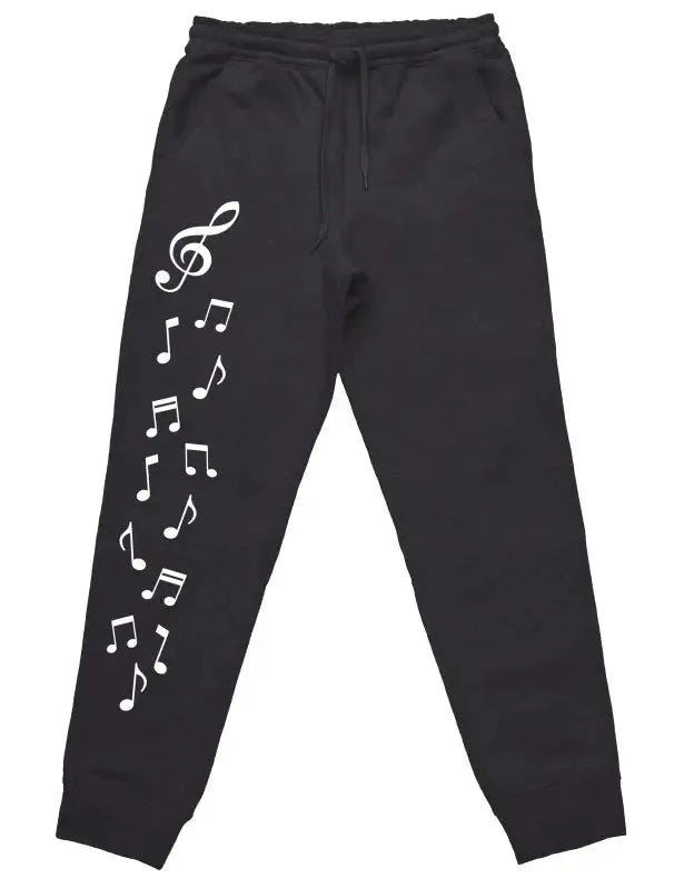 Musiknoten Jogginghose Schlafhose mit lustigem Spruch für den Musiker - tshirtladen -