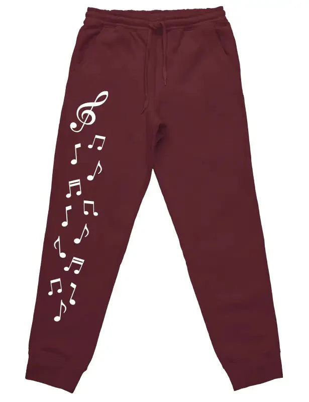 Musiknoten Jogginghose Schlafhose mit lustigem Spruch für den Musiker - tshirtladen -