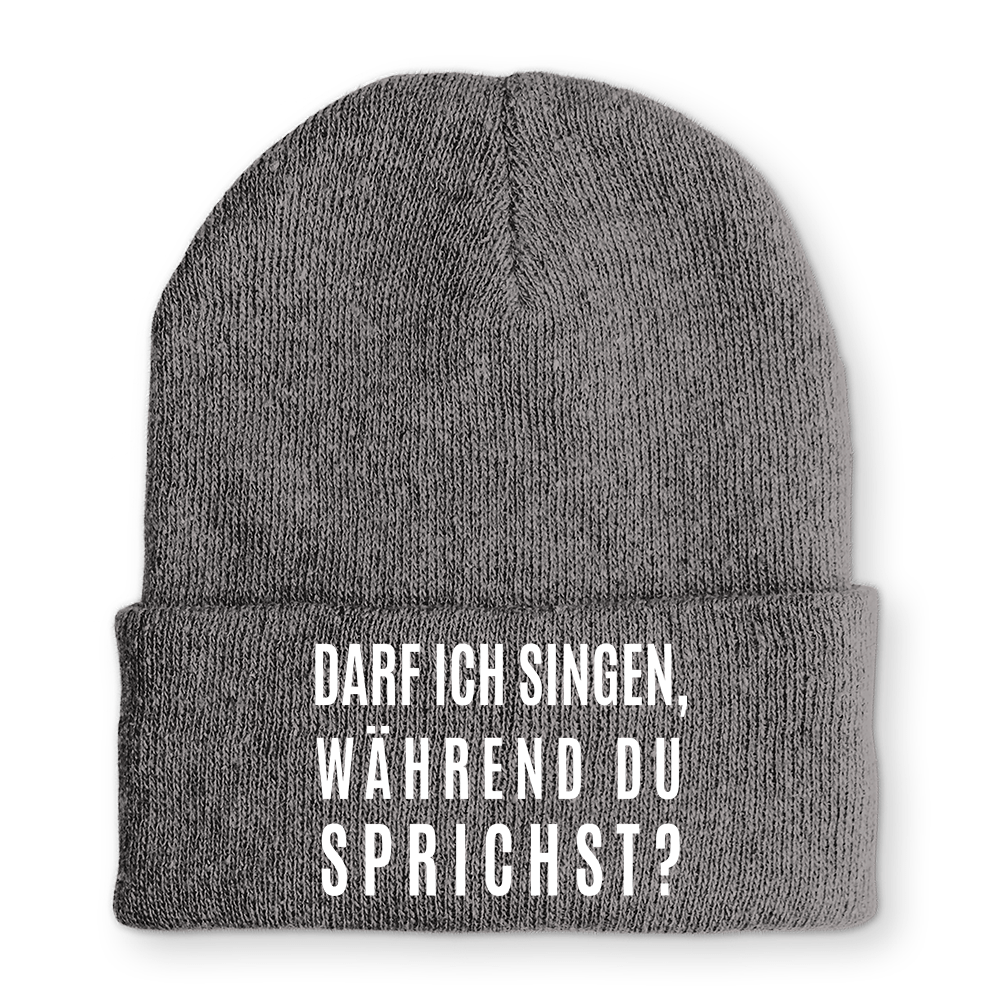 Mütze darf ich singen, während du sprichst? - Schwarzer - Kaffee