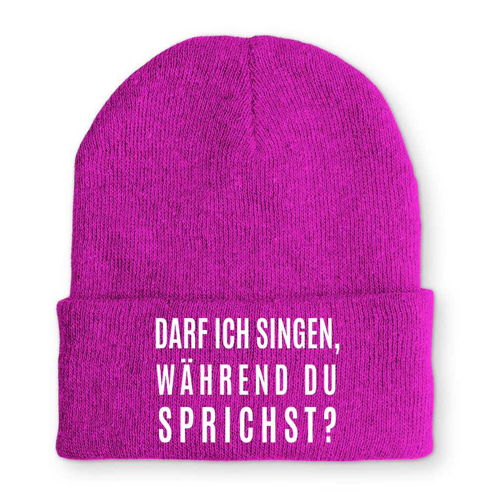 Mütze darf ich singen, während du sprichst? - Schwarzer - Kaffee