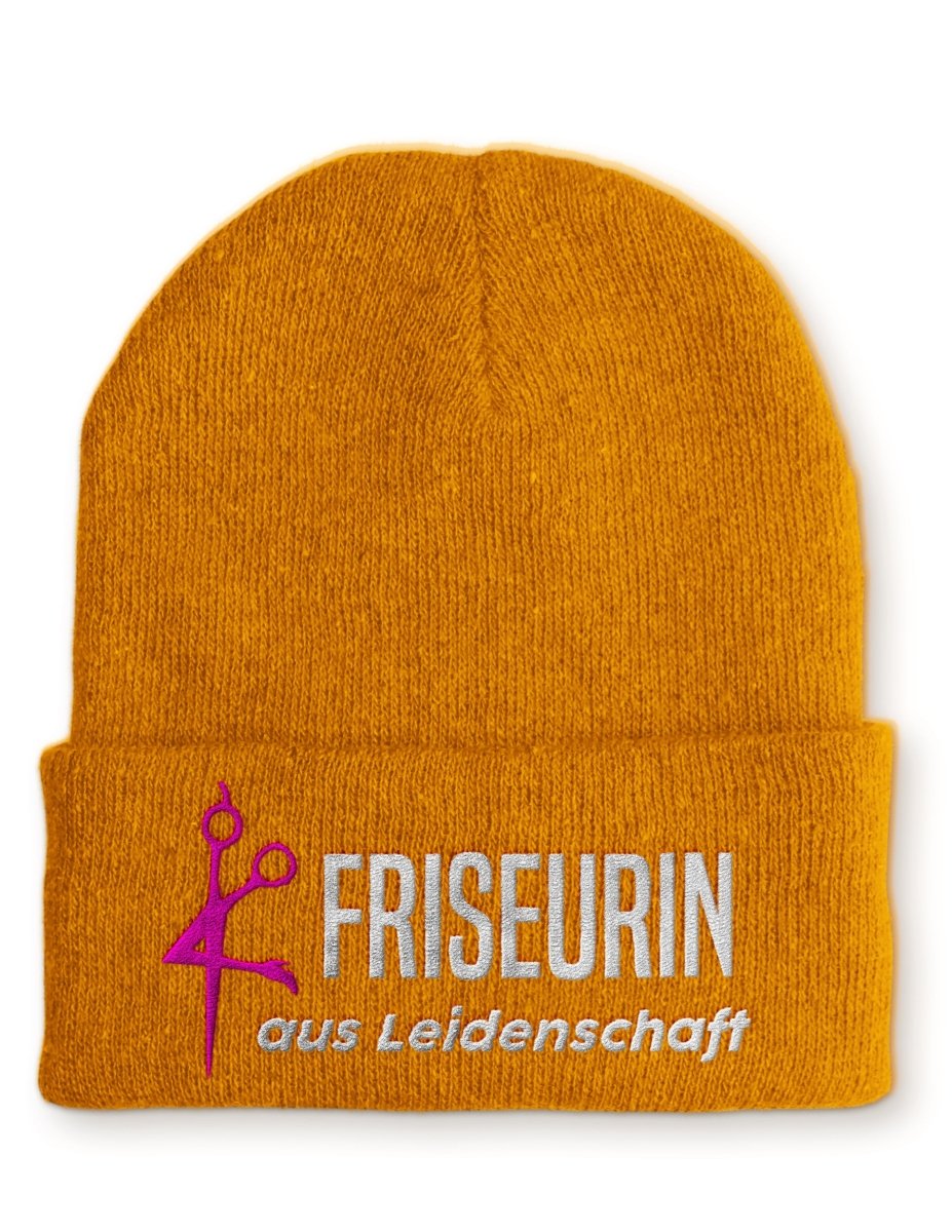 Mütze Friseurin aus Leidenschaft Wintermütze Beanie - Schwarzer - Kaffee