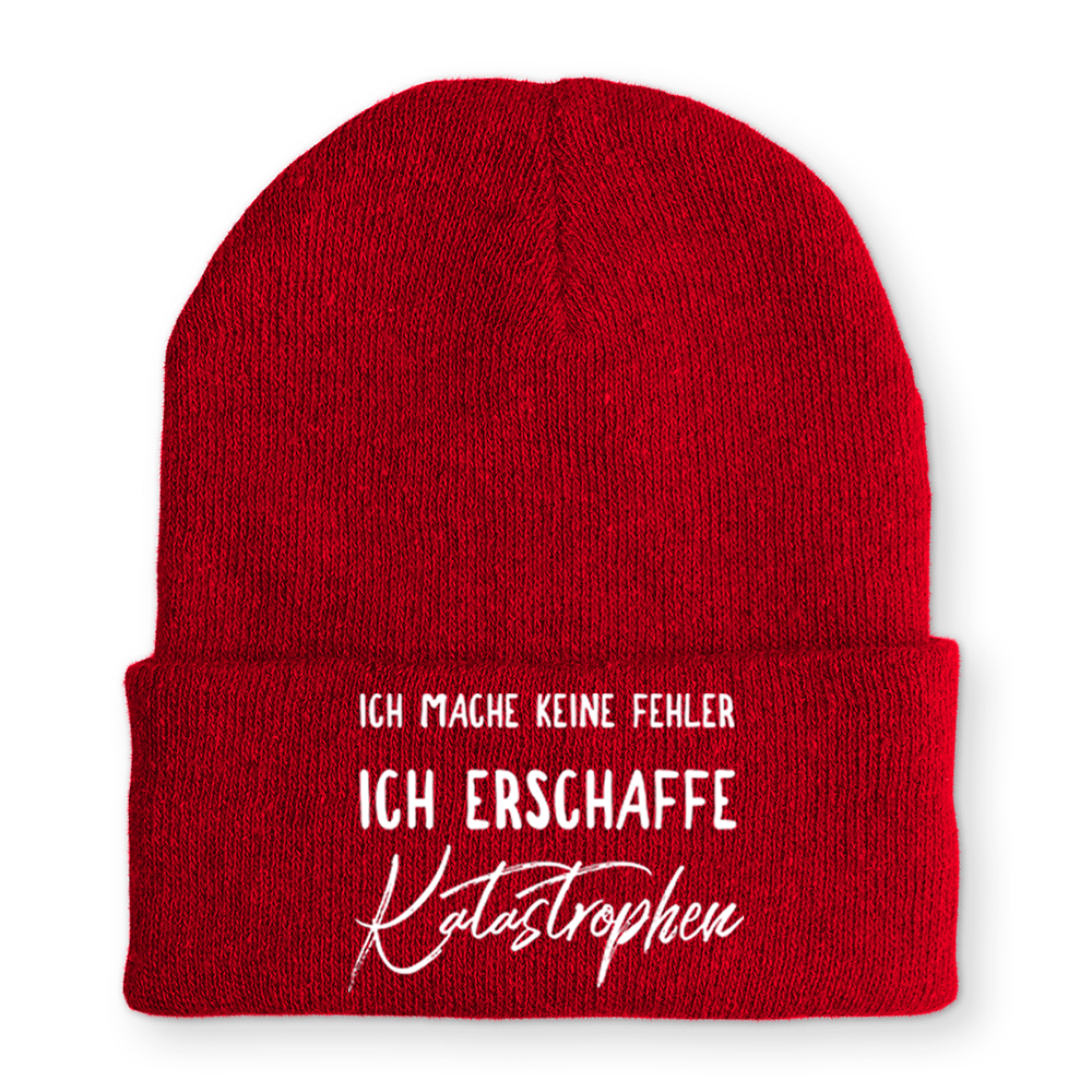 Mütze Ich mache keine Fehler - Schwarzer - Kaffee