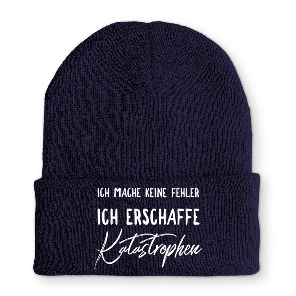 Mütze Ich mache keine Fehler - Schwarzer - Kaffee