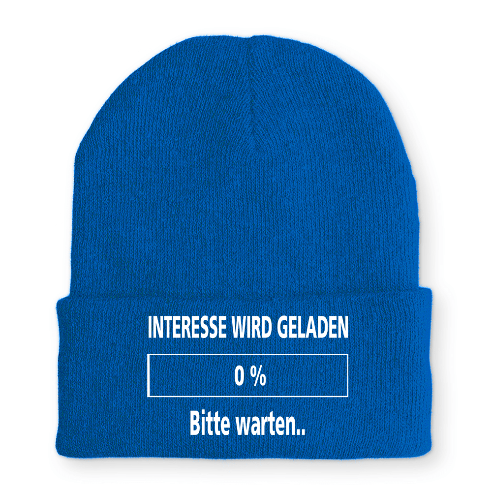 Mütze Interesse wird geladen bitte warten - Schwarzer - Kaffee
