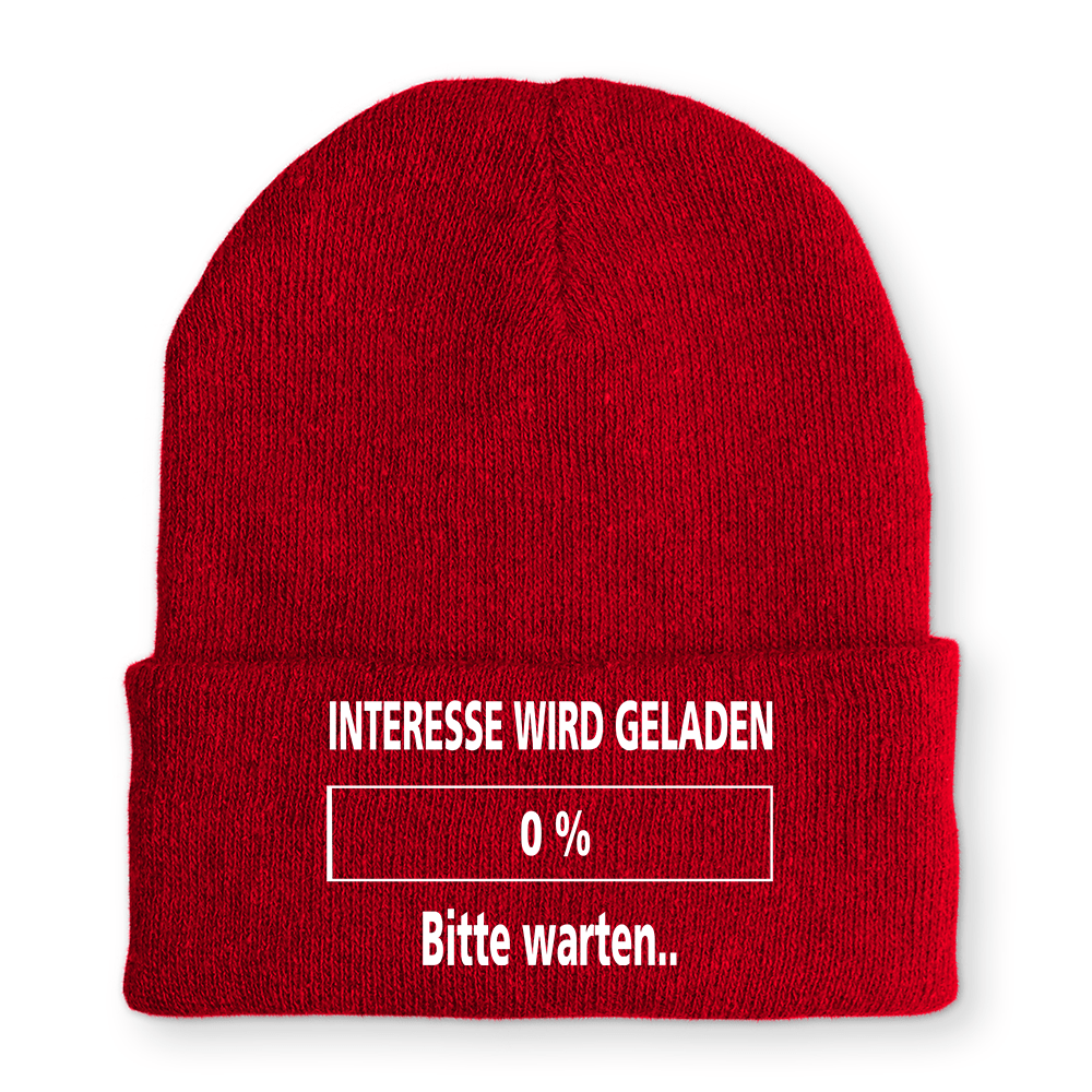 Mütze Interesse wird geladen bitte warten - Schwarzer - Kaffee