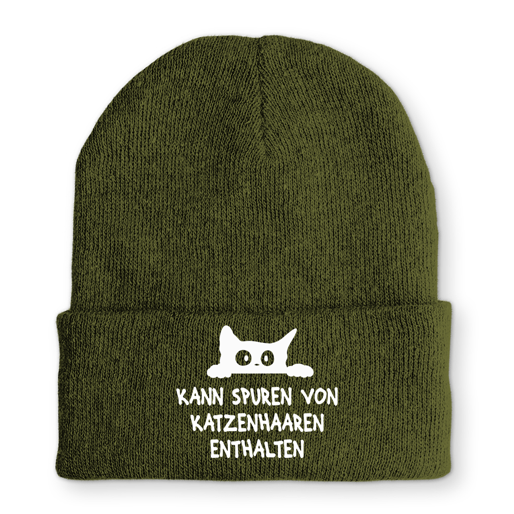 Mütze Kann spuren von Katzenhaaren enthalten - Schwarzer - Kaffee