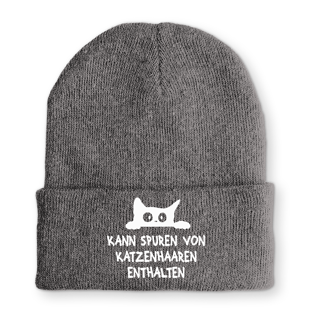 Mütze Kann spuren von Katzenhaaren enthalten - Schwarzer - Kaffee