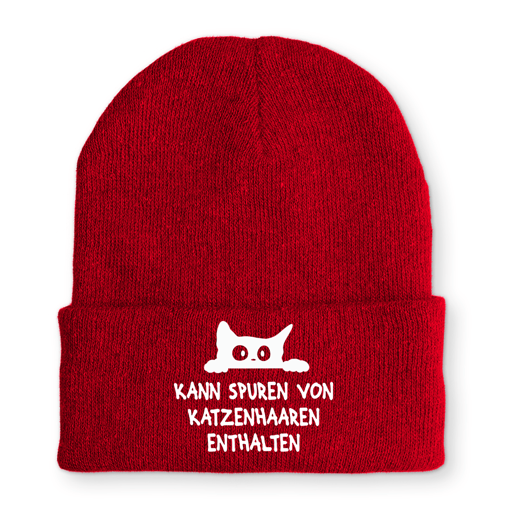 Mütze Kann spuren von Katzenhaaren enthalten - Schwarzer - Kaffee