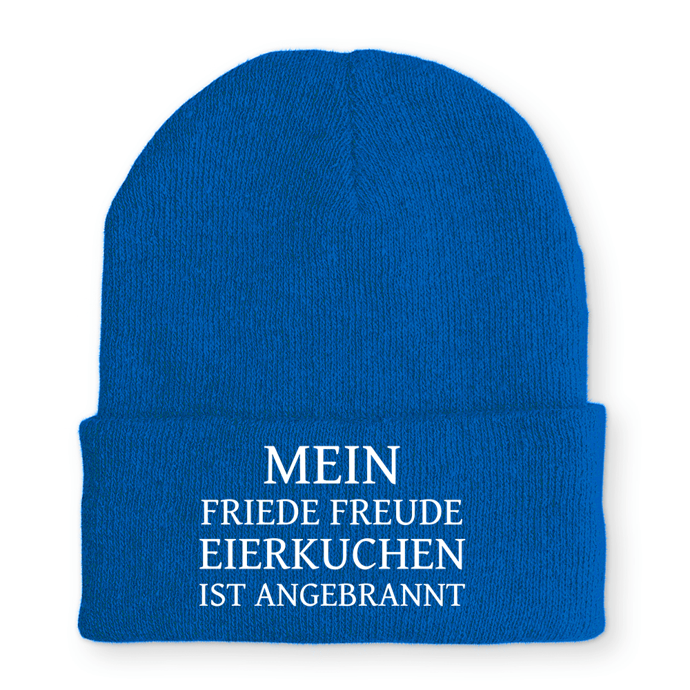 Mütze Mein Friede Freude Eierkuchen - Schwarzer - Kaffee