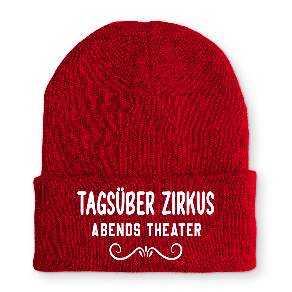 Mütze Tagsüber Zirkus Abends Theater - Schwarzer - Kaffee