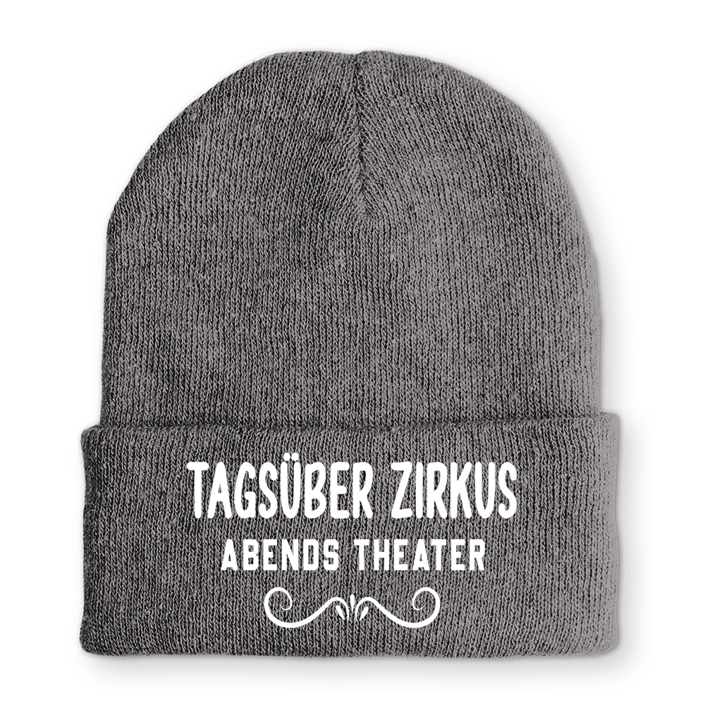 Mütze Tagsüber Zirkus Abends Theater - Schwarzer - Kaffee