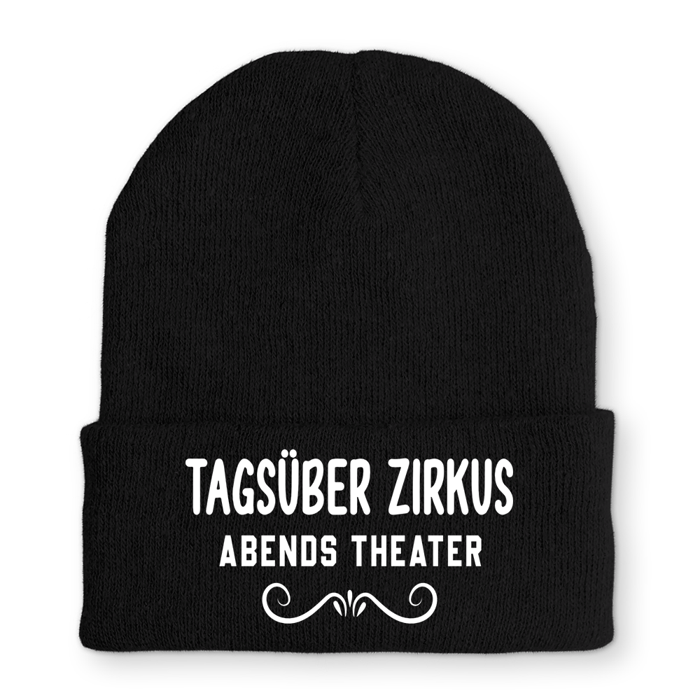 Mütze Tagsüber Zirkus Abends Theater - Schwarzer - Kaffee