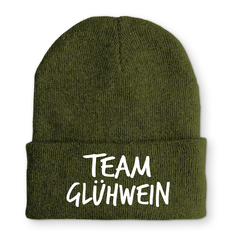 Mütze Team Glühwein - Schwarzer - Kaffee