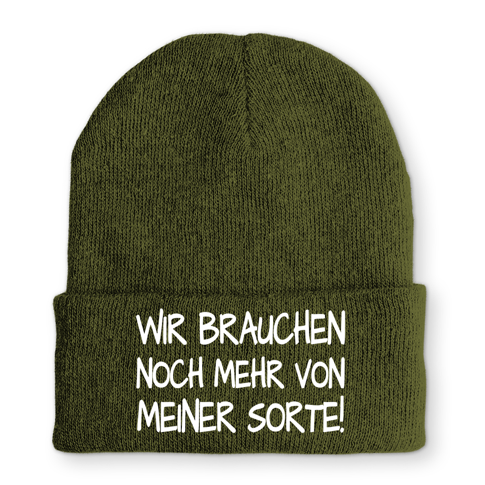 Mütze Wir brauchen noch mehr von meiner Sorte! - Schwarzer - Kaffee