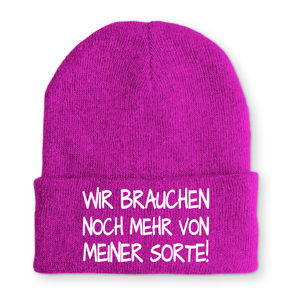 Mütze Wir brauchen noch mehr von meiner Sorte! - Schwarzer - Kaffee