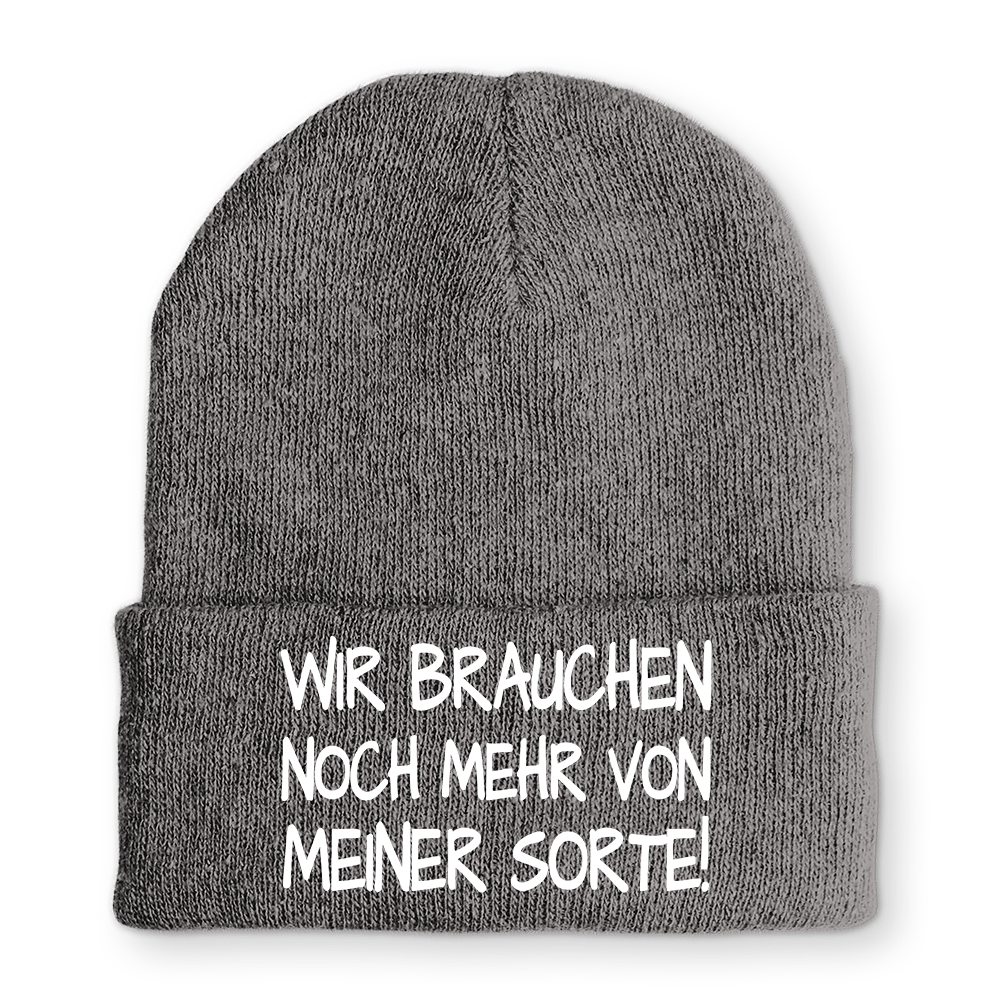 Mütze Wir brauchen noch mehr von meiner Sorte! - Schwarzer - Kaffee