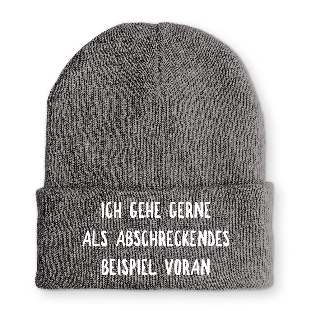 Mütze Abschreckendes Beispiel