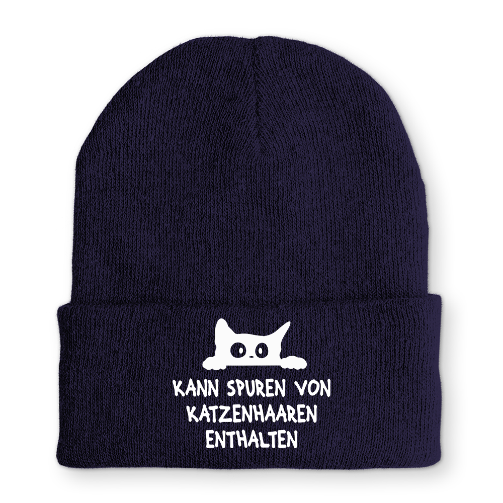 Mütze Kann spuren von Katzenhaaren enthalten
