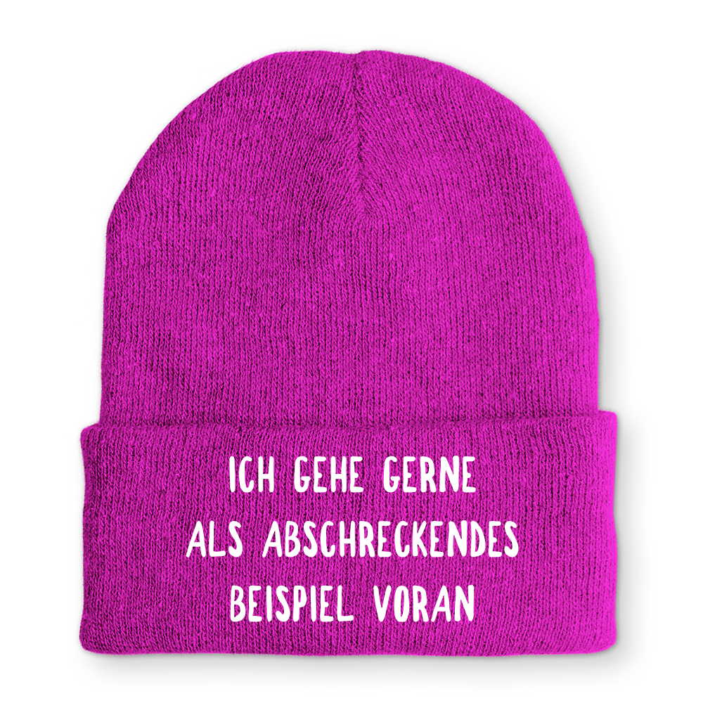 Mütze Abschreckendes Beispiel