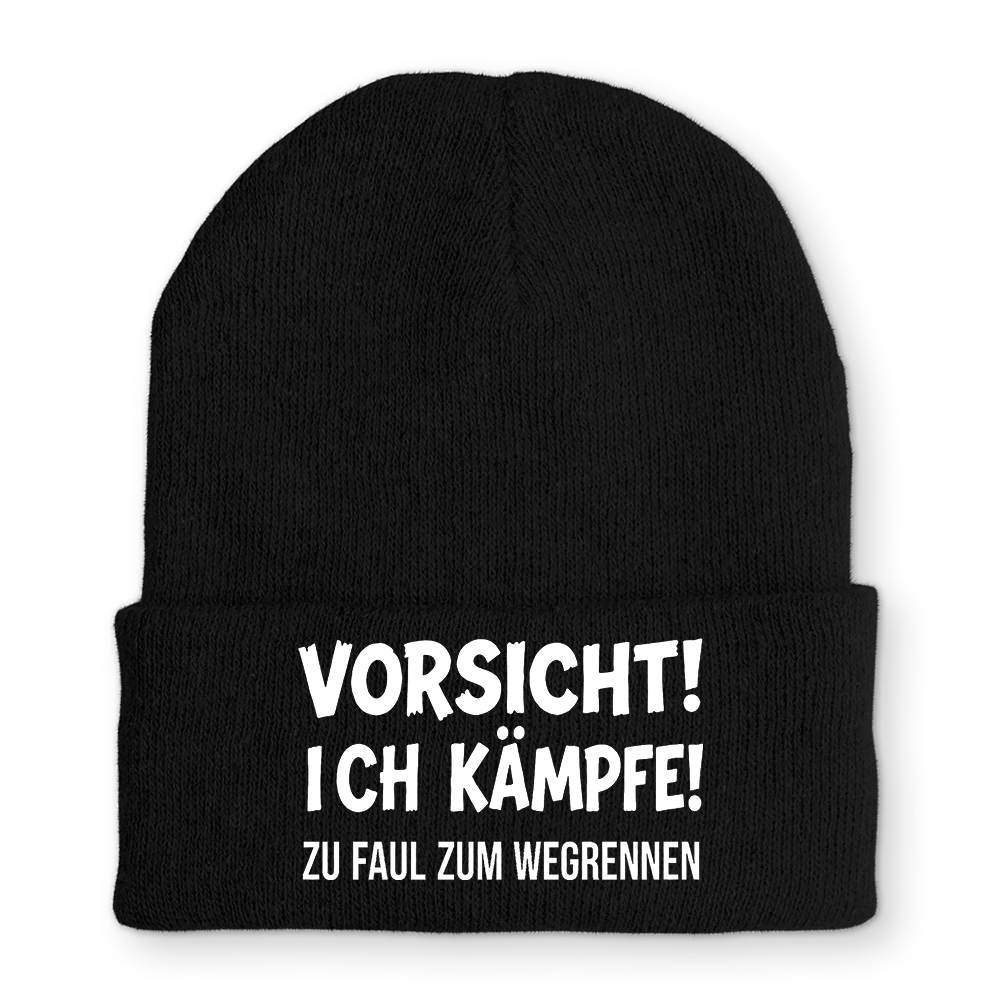 Mütze Vorsicht! Ich kämpfe!