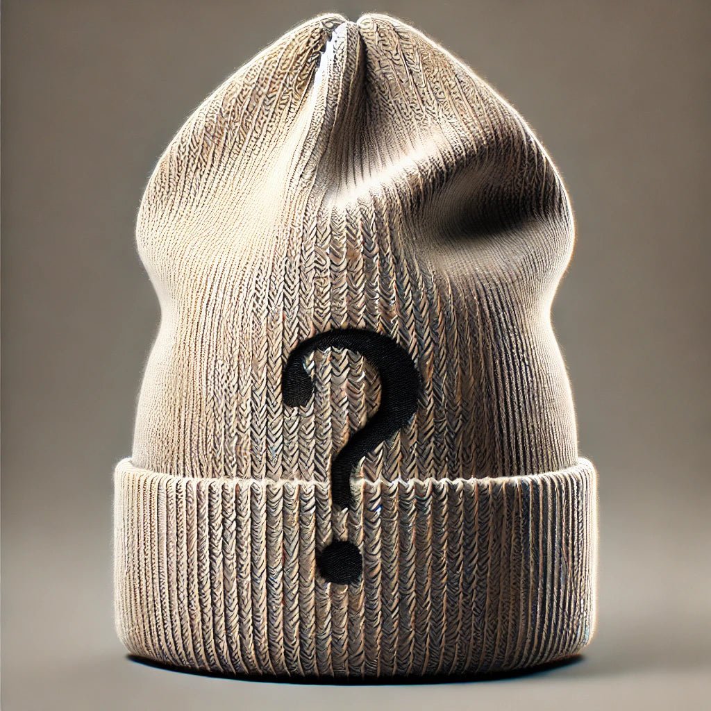 Mystery - Beanie - Mütze mit Spruch - Schwarzer - Kaffee