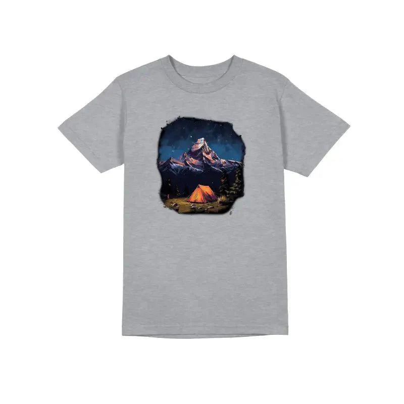 Night Tent Outdoor Camper Herren Unisex T-Shirt - tshirtladen -