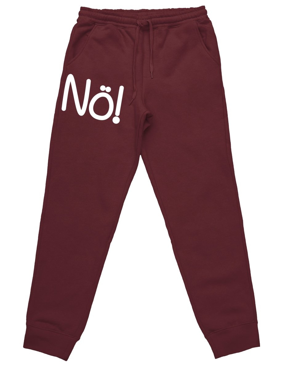 Nö! Jogginghose mit lustigem Spruch - Schwarzer - Kaffee