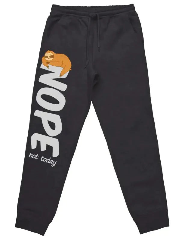 Nope not today Jogginghose mit lustigem Spruch - tshirtladen -