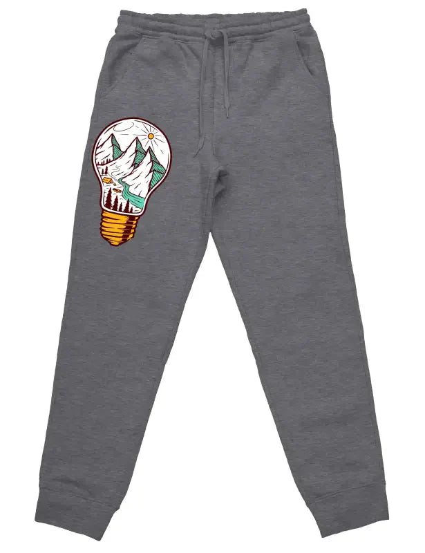 Outdoor Glühbirne Jogginghose mit lustigem Spruch - tshirtladen -