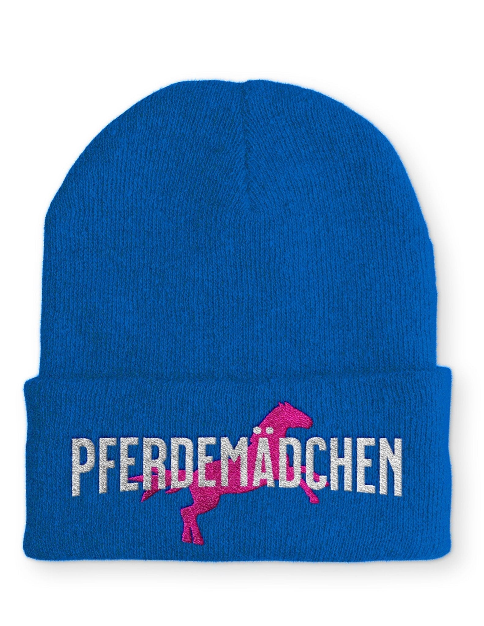 Pferdemädchen Beanie Mütze mit Spruch - tshirtladen - Mütze