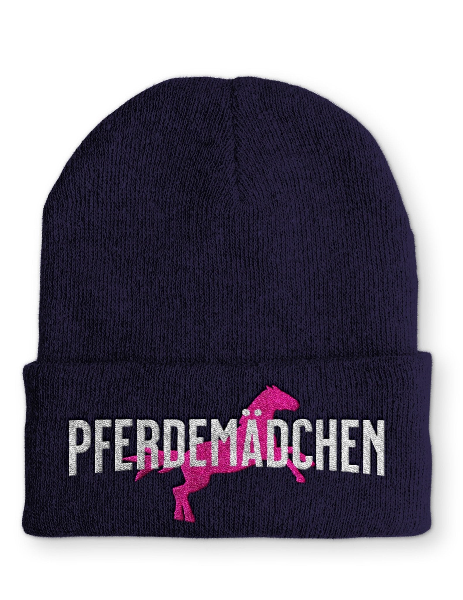 Pferdemädchen Beanie Mütze mit Spruch - tshirtladen - Mütze