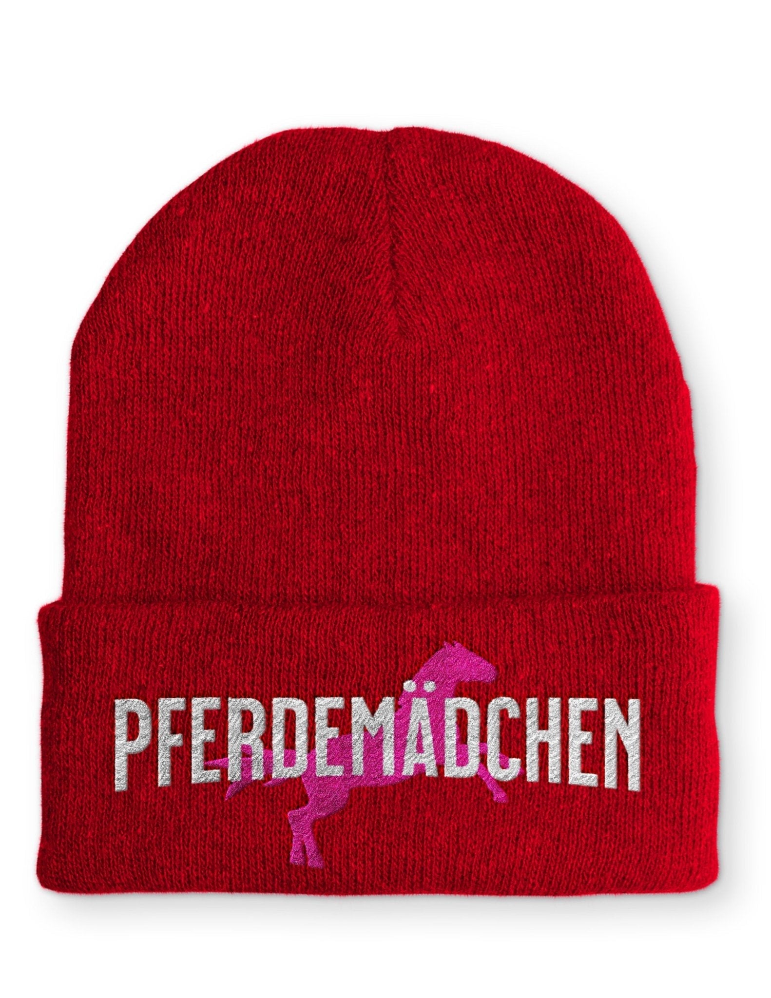 Pferdemädchen Beanie Mütze mit Spruch - tshirtladen - Mütze