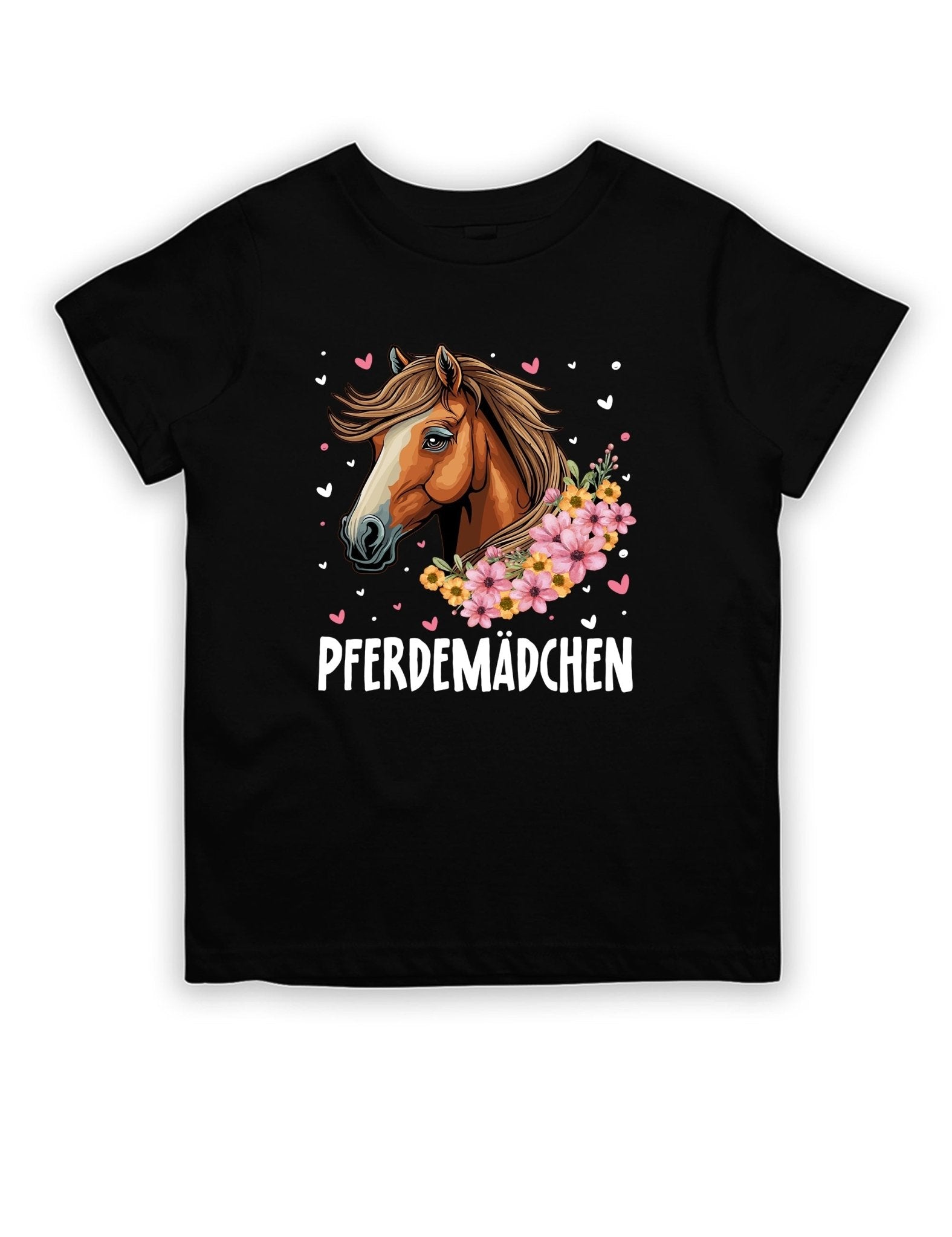Pferdemädchen Kinder T-Shirt - tshirtladen -