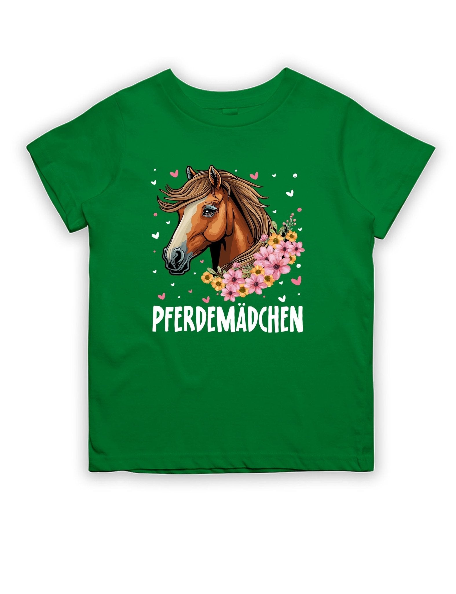 Pferdemädchen Kinder T-Shirt - tshirtladen -