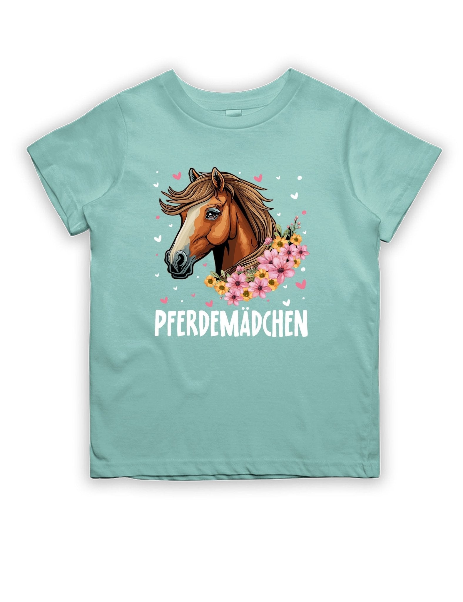 Pferdemädchen Kinder T-Shirt - tshirtladen -