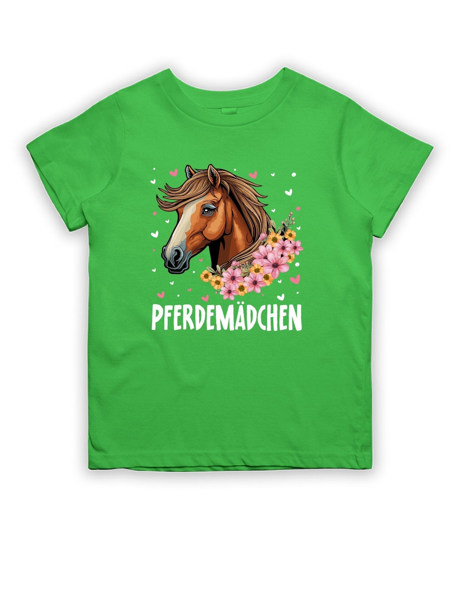 Pferdemädchen Kinder T-Shirt - tshirtladen -