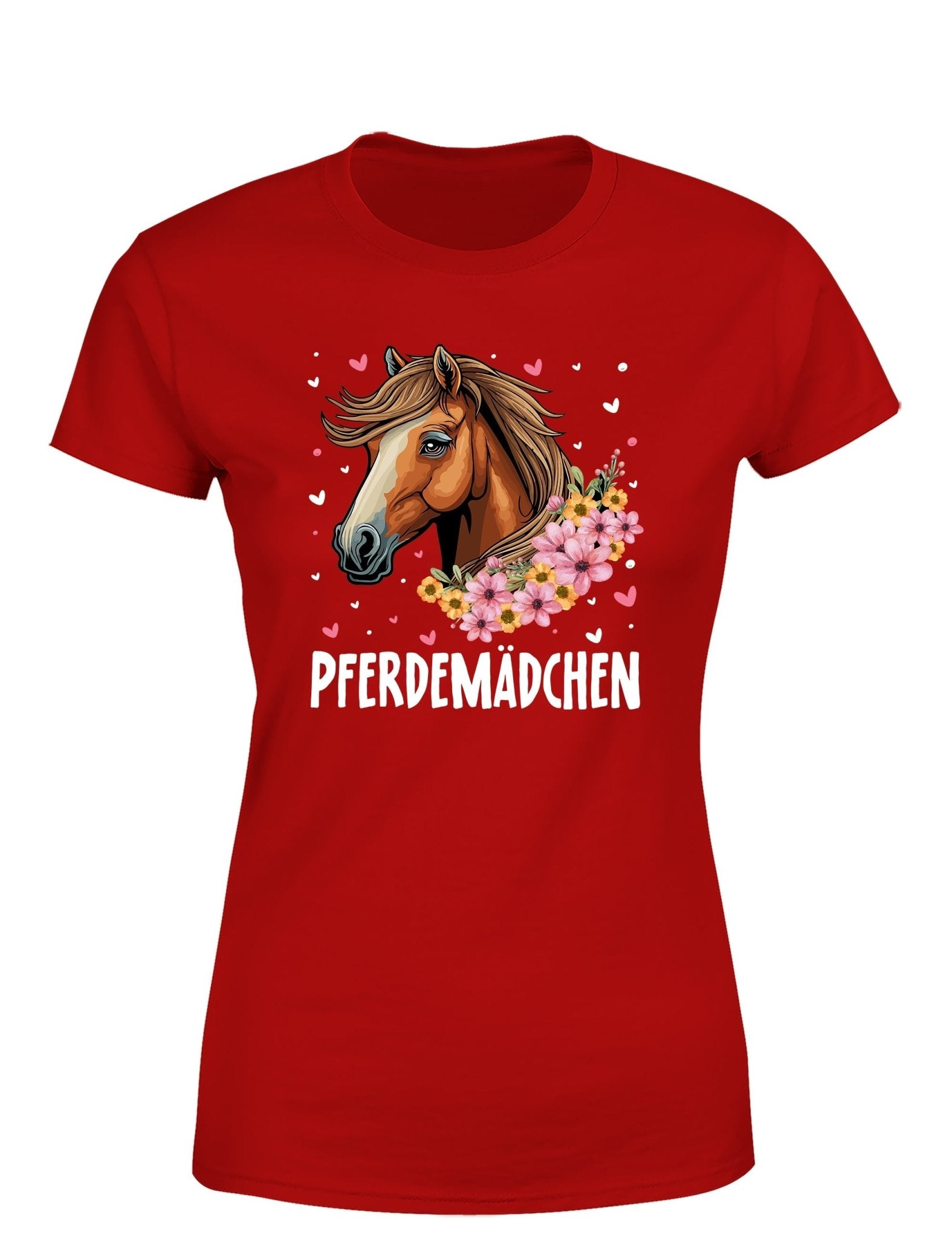 Pferdemädchen Statement Damen T-Shirt - tshirtladen - T-Shirt