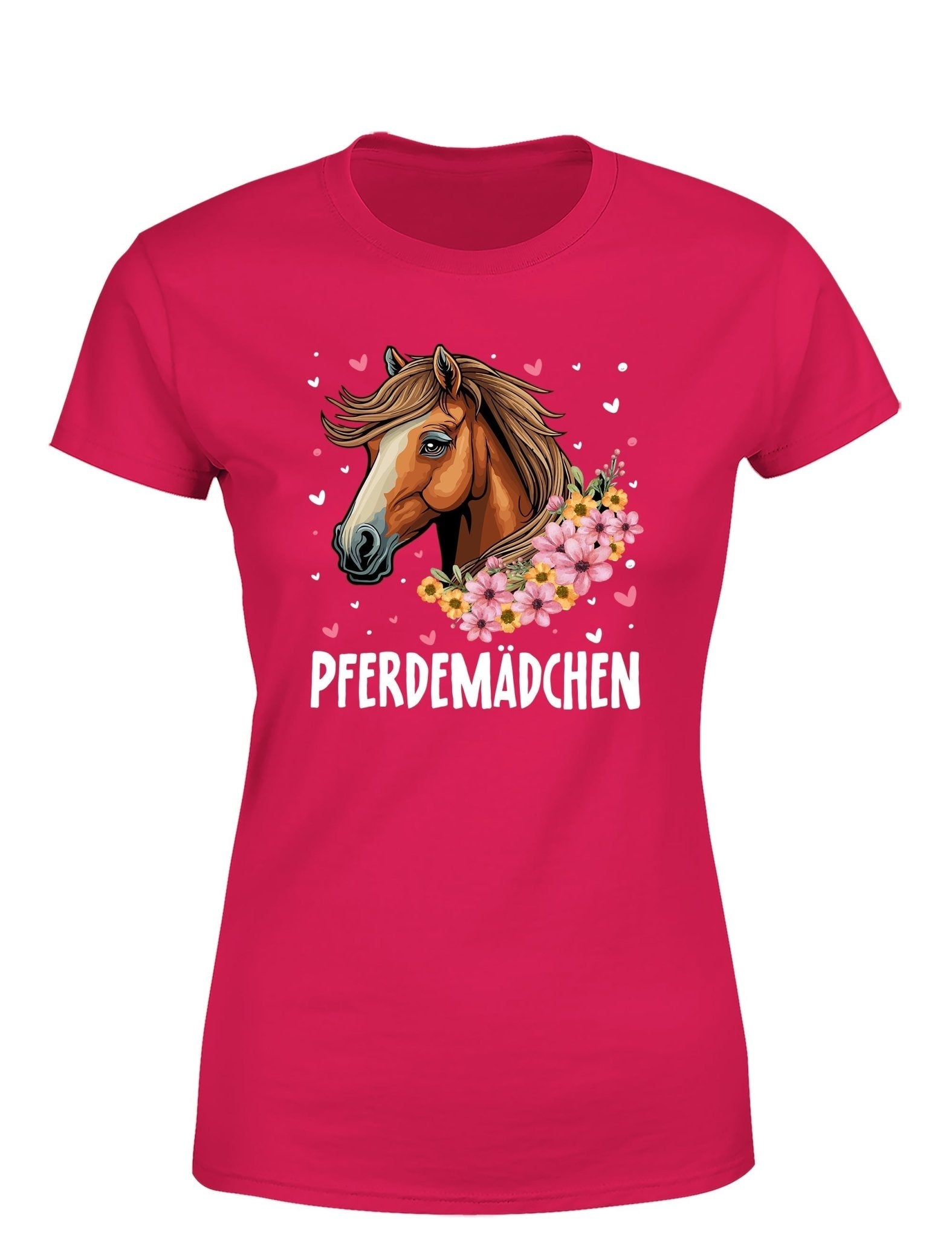 Pferdemädchen Statement Damen T-Shirt - tshirtladen - T-Shirt