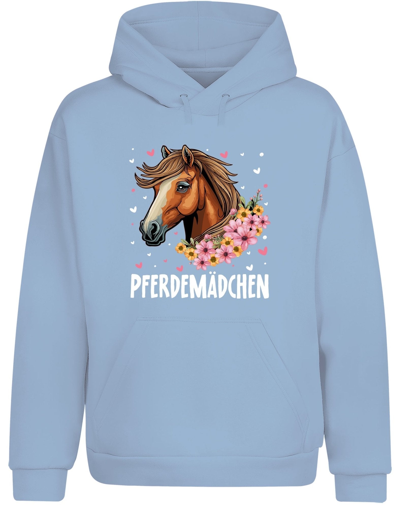 Pferdemädchen Statement Hoodie Kapuzenpullover Unisex - tshirtladen - Hoodie
