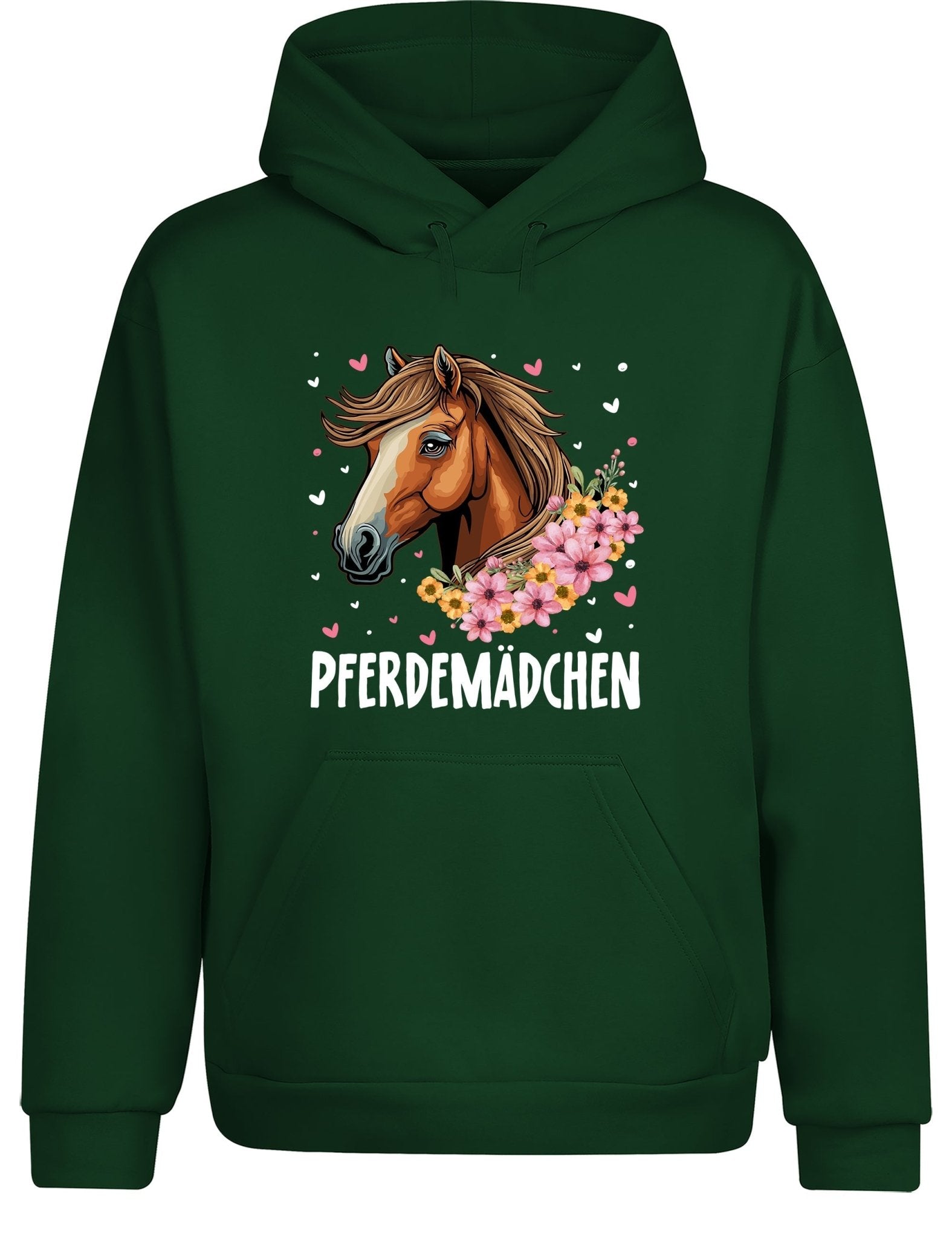 Pferdemädchen Statement Hoodie Kapuzenpullover Unisex - tshirtladen - Hoodie