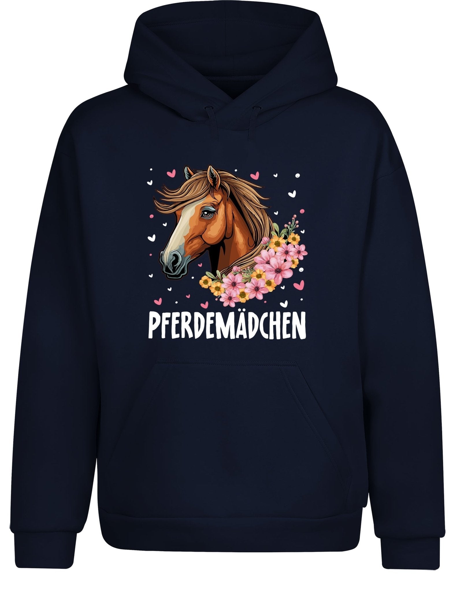 Pferdemädchen Statement Hoodie Kapuzenpullover Unisex - tshirtladen - Hoodie
