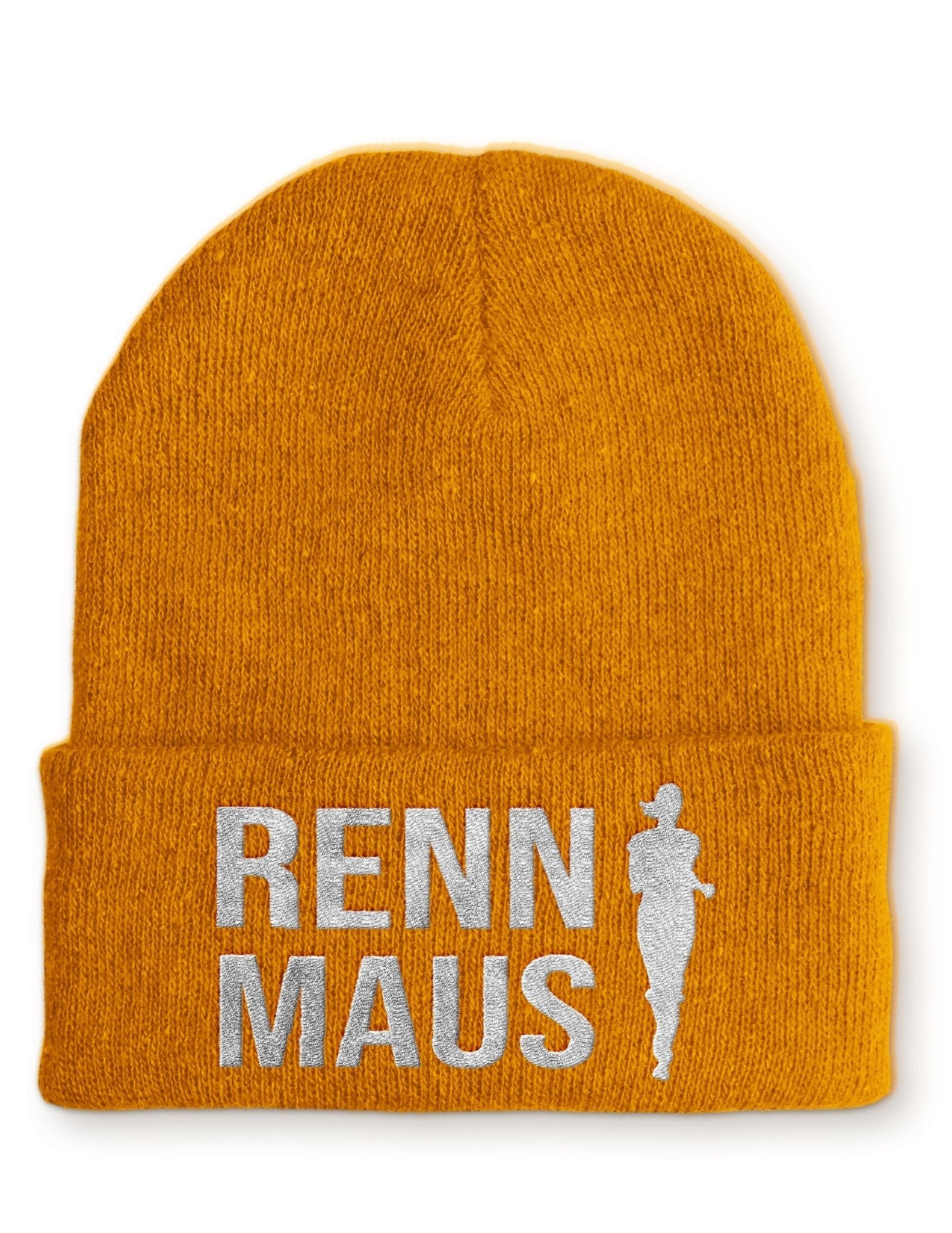 Renn Maus Beanie Mütze mit Spruch - tshirtladen - Mütze