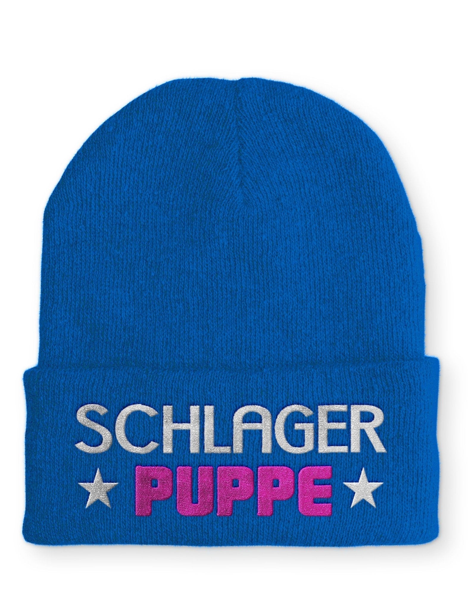 Schlager Puppe Beanie Mütze mit Spruch - tshirtladen - Mütze