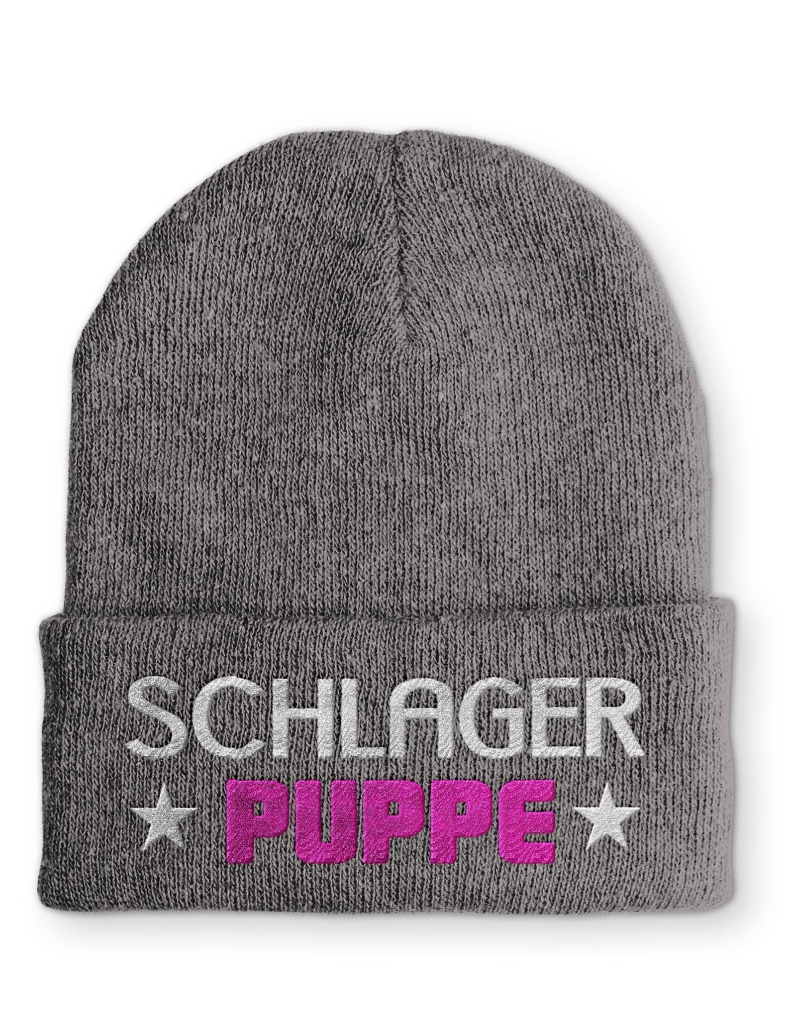 Schlager Puppe Beanie Mütze mit Spruch - tshirtladen - Mütze