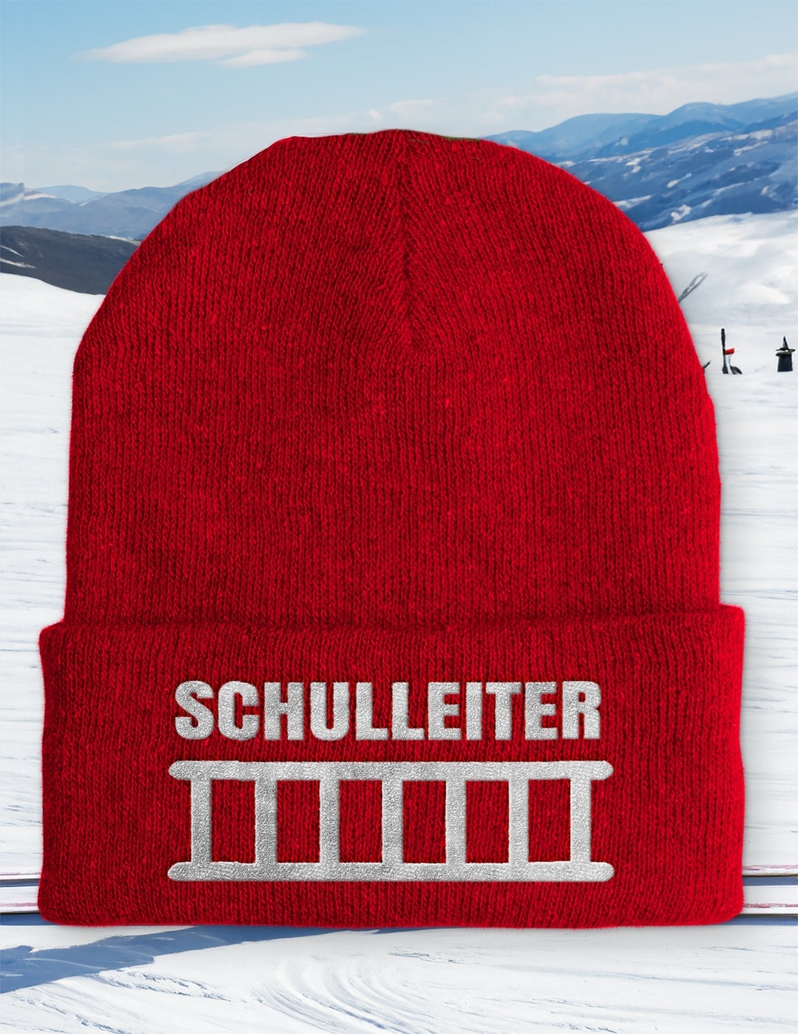 Schulleiter Beanie Mütze mit Spruch - tshirtladen - Mütze