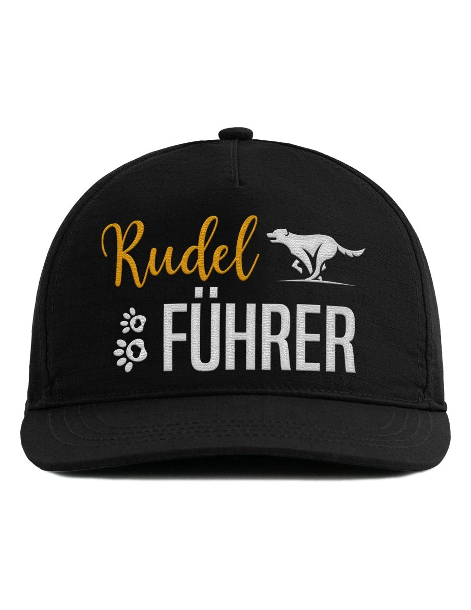 Snapback Cap – Rudelführer – Unisex Basecap - Bestickt - Schwarzer - Kaffee