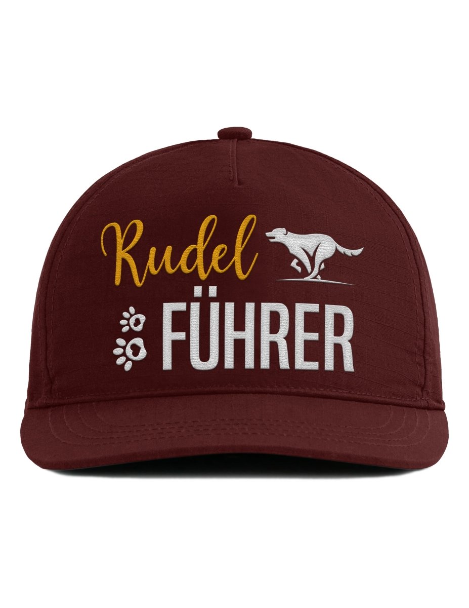 Snapback Cap – Rudelführer – Unisex Basecap - Bestickt - Schwarzer - Kaffee